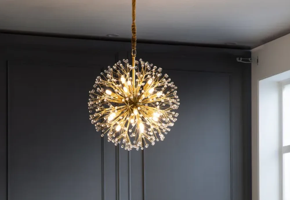 globe sphere chandelier