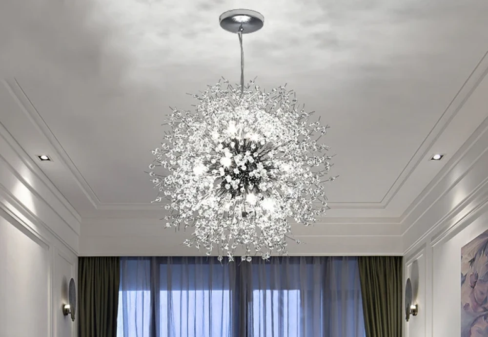 globe sphere chandelier